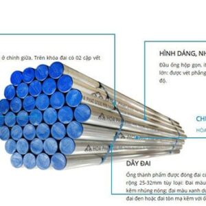 ỐNG KẼM NHÚNG NÓNG HOÀ PHÁT 8 dau hieu nhan biet thep ong hoa phat