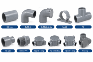 Phụ kiện ống PVC dùng cho hệ thống ống luồn dây điện